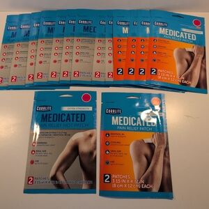 15 Pkg Coralite  Medicated Pain Relief Patches